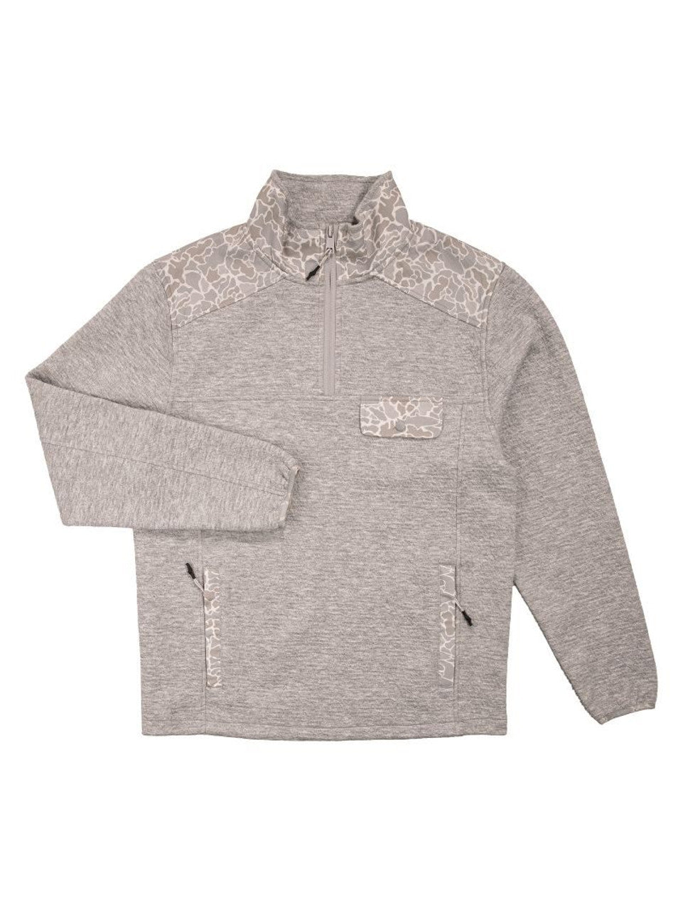 Wesley Heather Gray Quarter Zip