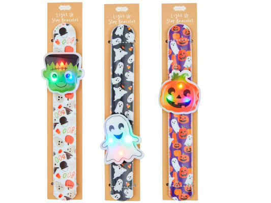Halloween Light-Up Slap Bracelets