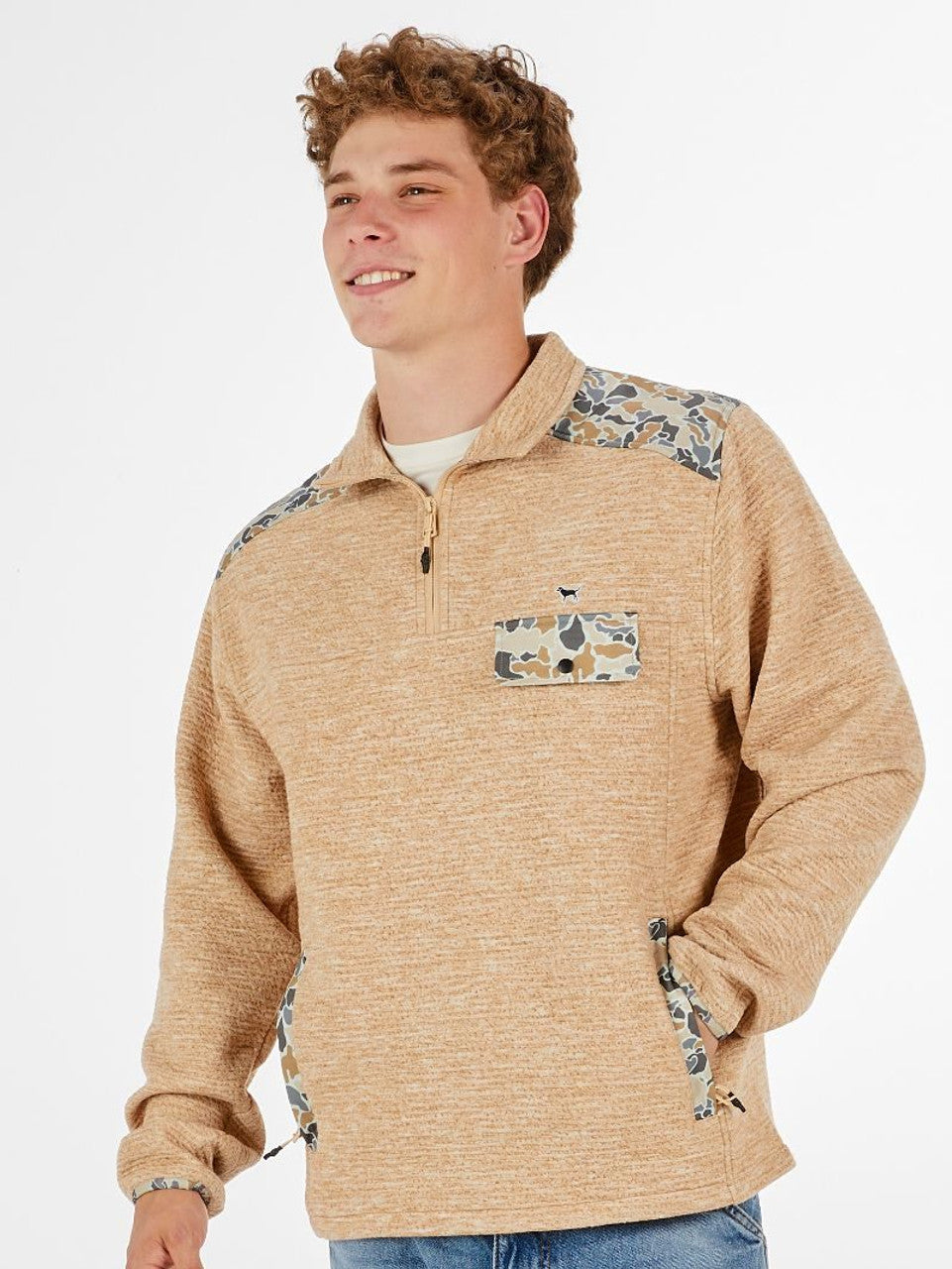 Wesley Latte Quarter Zip