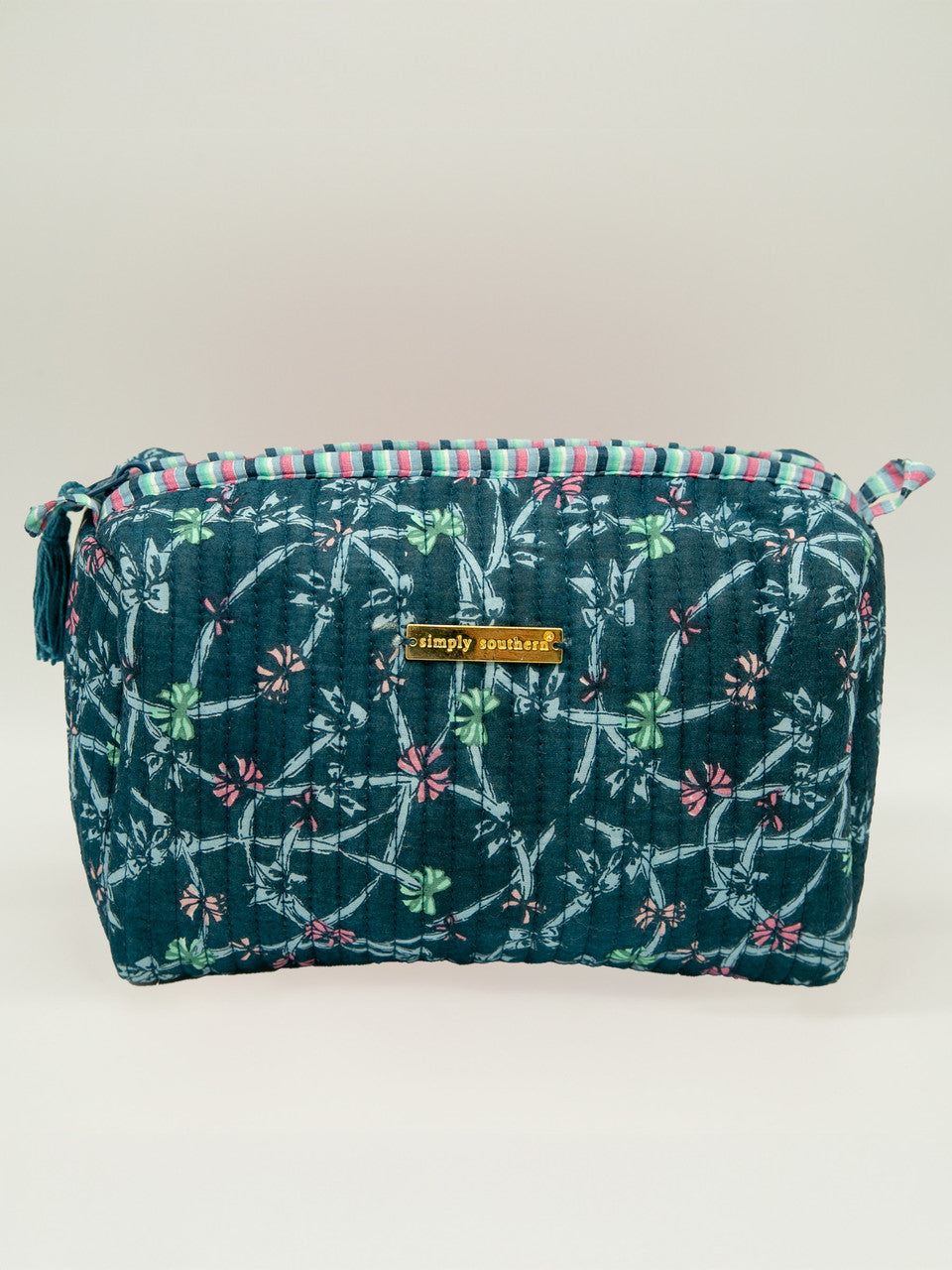 Quilted Cosmo Ribbon Bag