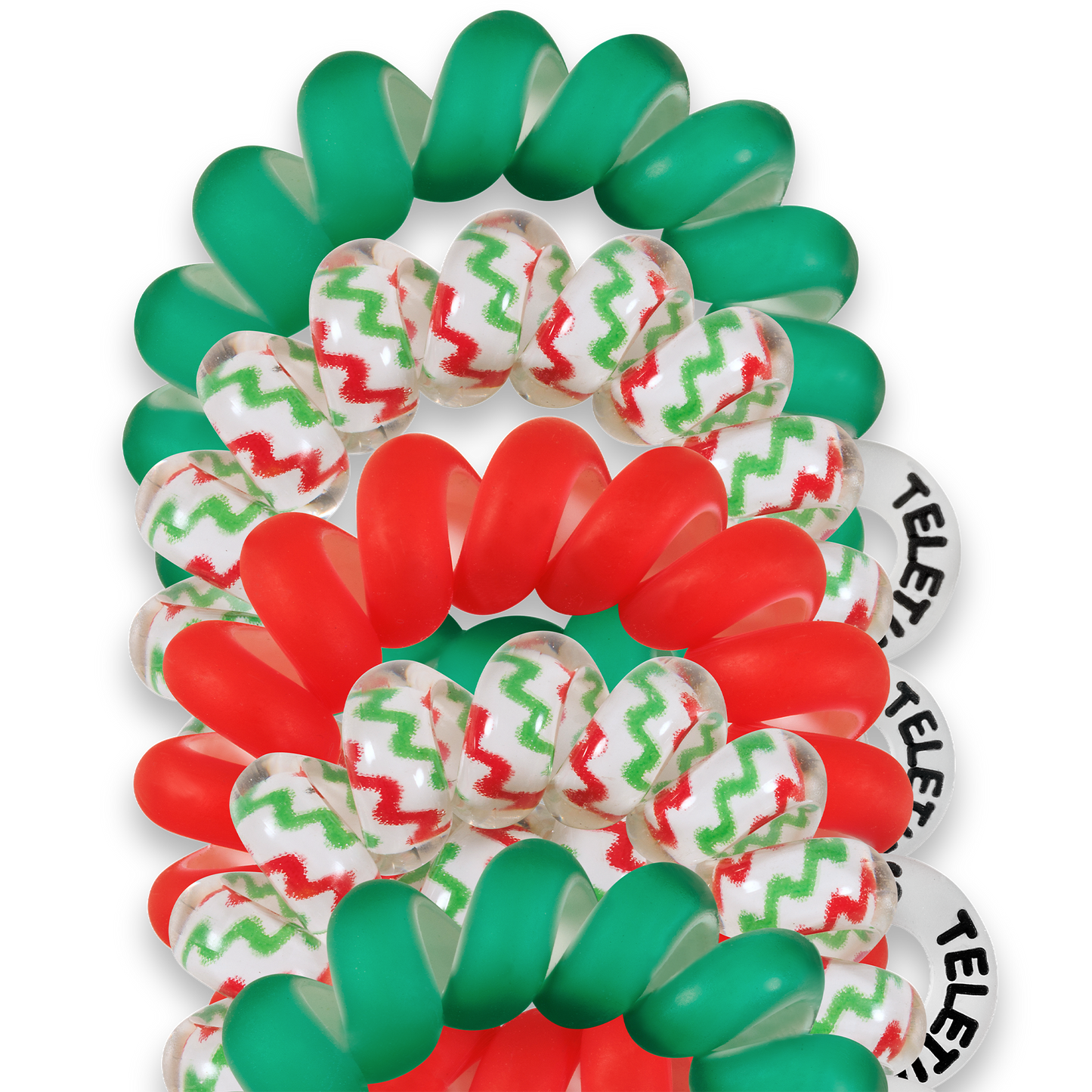 Spiral Hair Coils | Santa Baby Hair Ties
