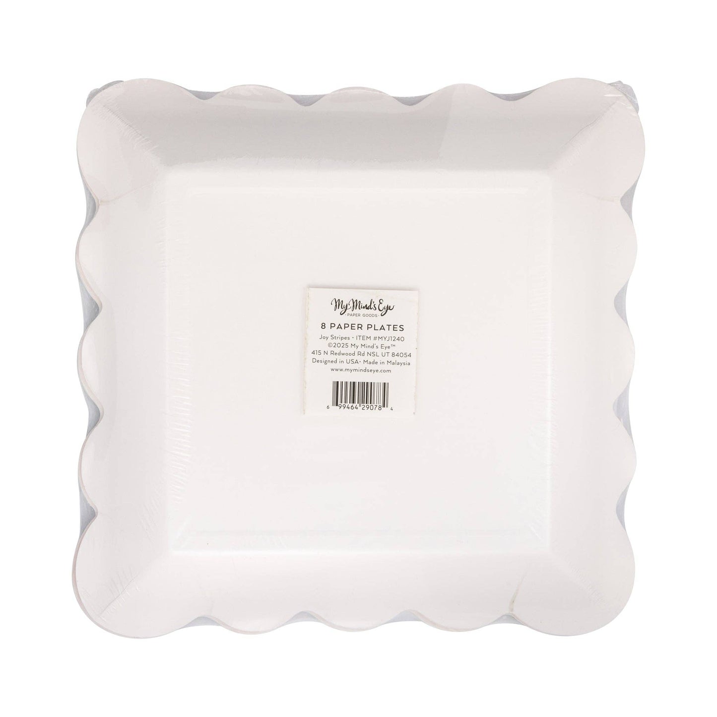 Joy Striped Plates