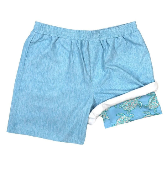 Men's Turtle Lined Shorts