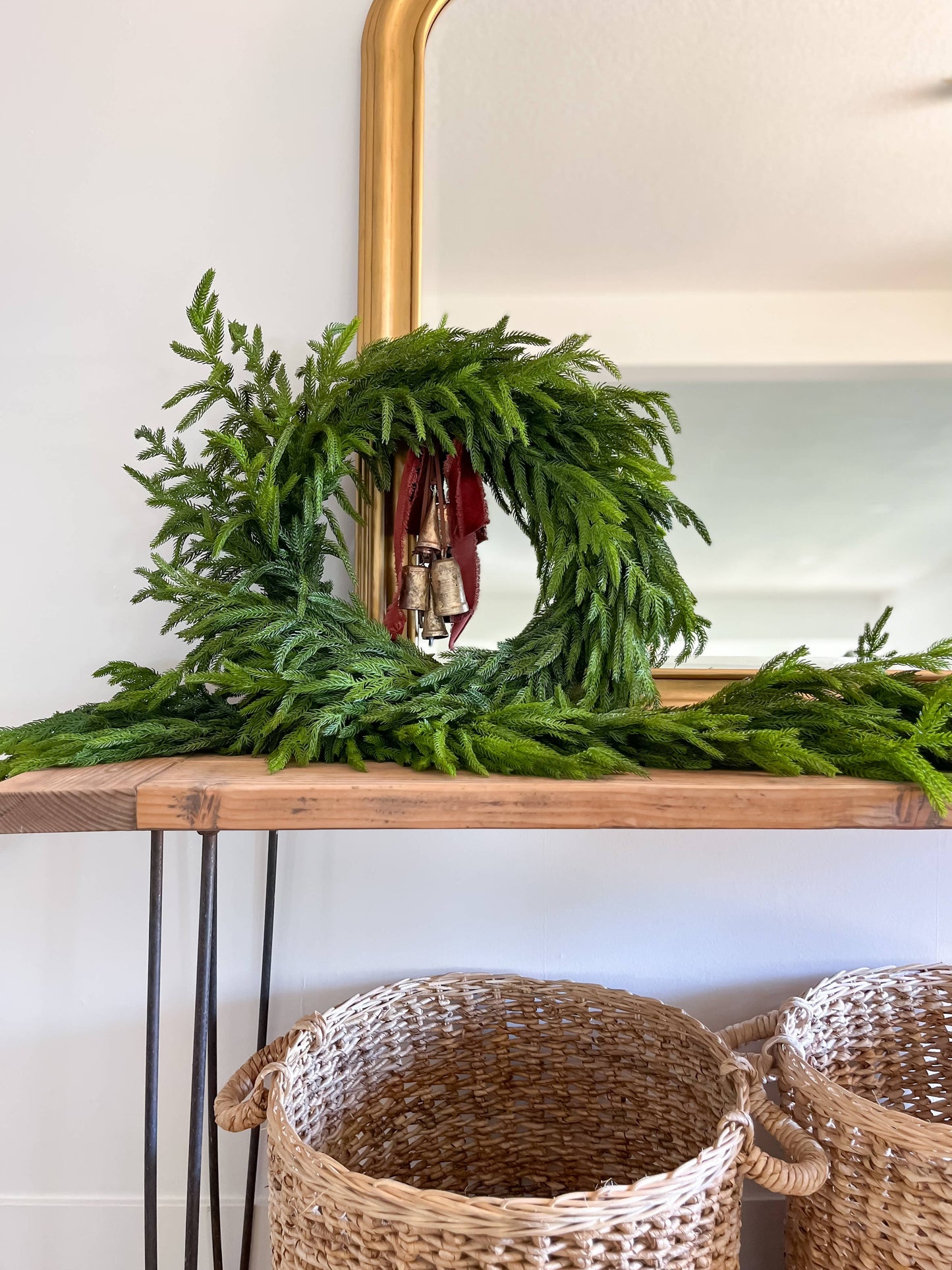 Faux Real Touch Norfolk Pine Garland - 60"