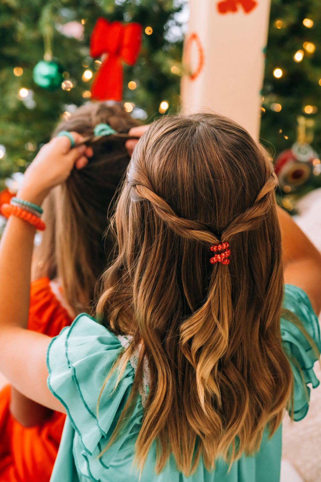 Spiral Hair Coils | Hooked on Christmas Hair Ties