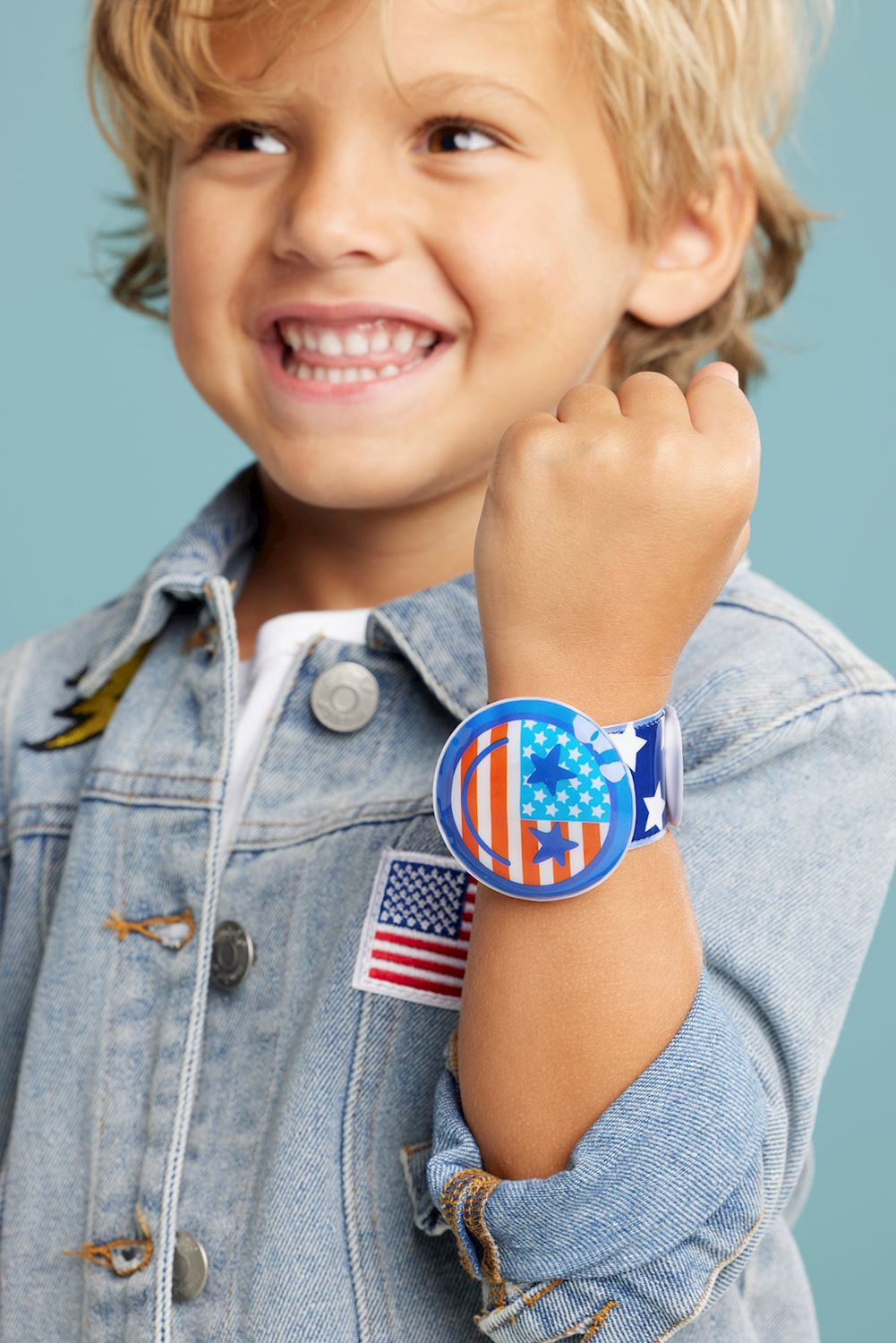 Patriotic Light-Up Slap Bracelets