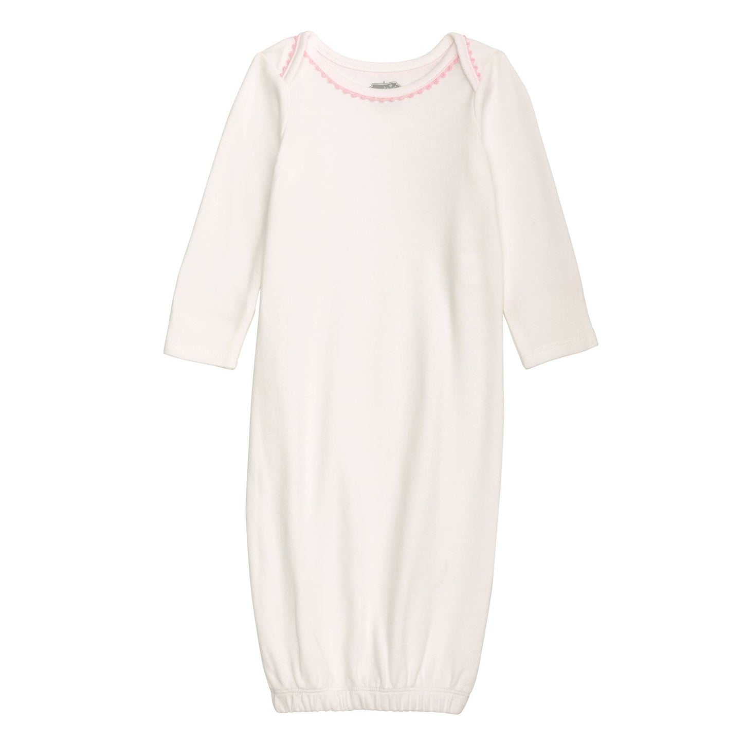 Pink Crochet Trim Gown | Personalize Me!
