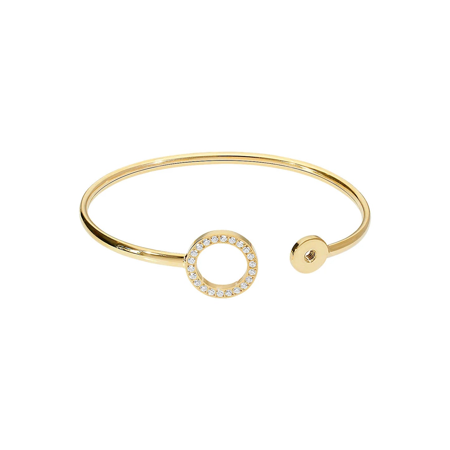 Interchangeable Base Bangle Cassine Gold | QUDO