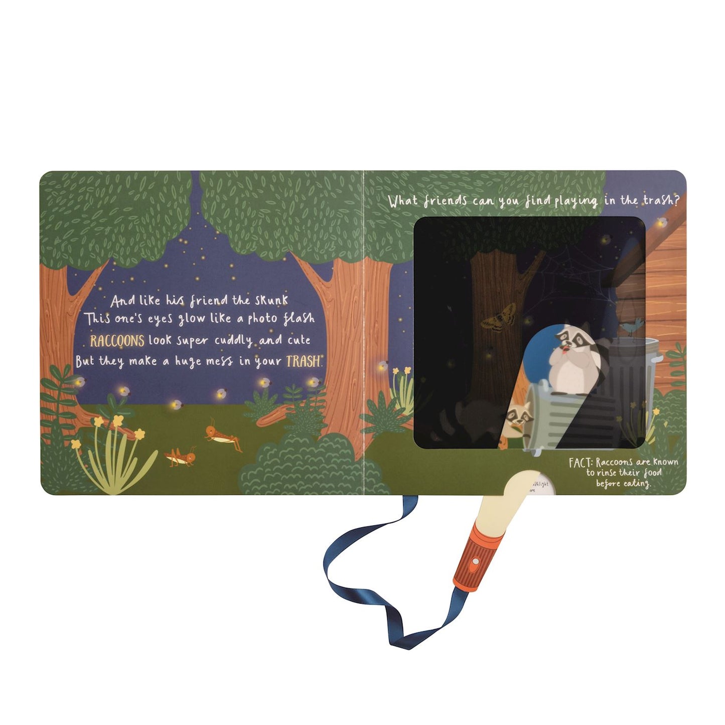 Nighttime Animals Magical Flashlight Book