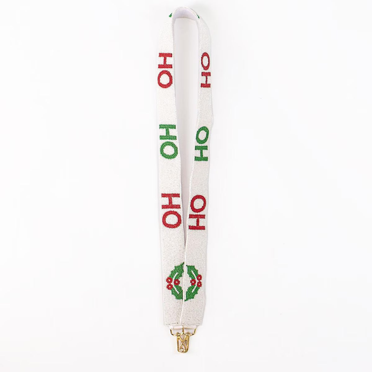HoHoHo Beaded Purse Strap