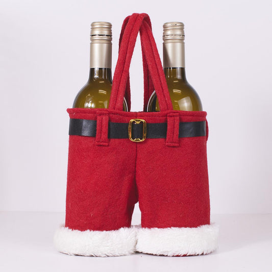 Santa Pants Wine Tote