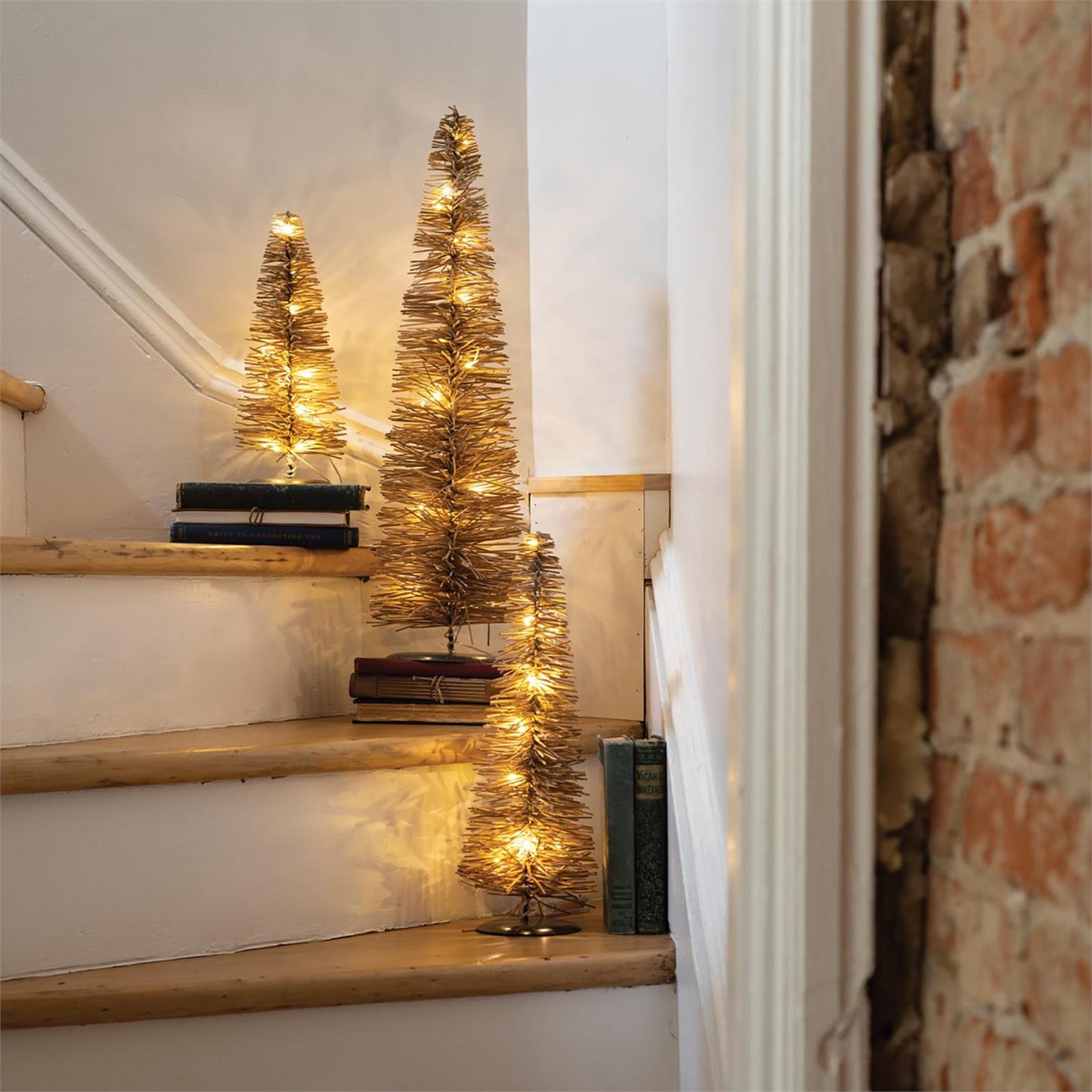 Lighted Rattan Trees