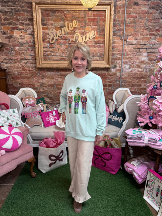 Leah Ruffle Trim Pants