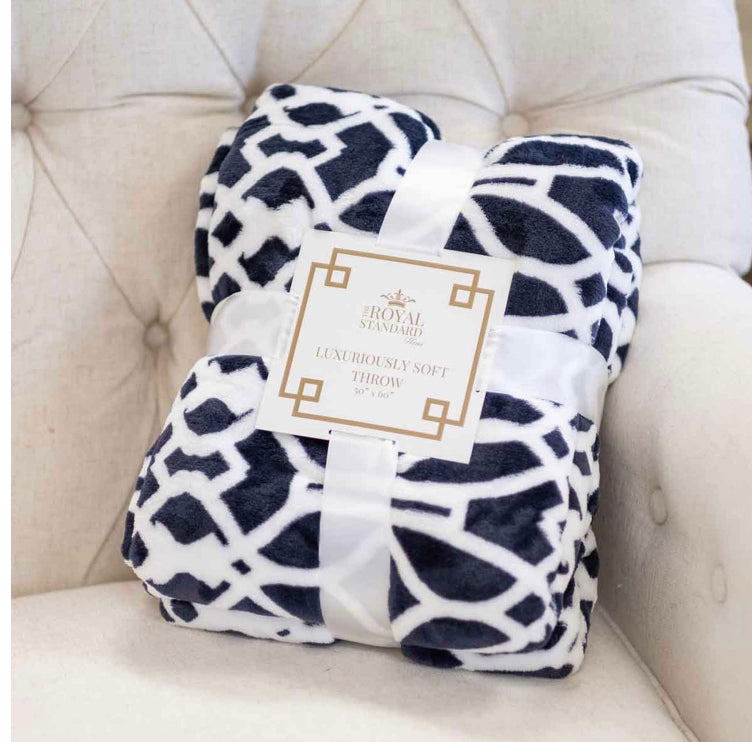 La Couronne Throw Pink/Aruba Blue/Lime