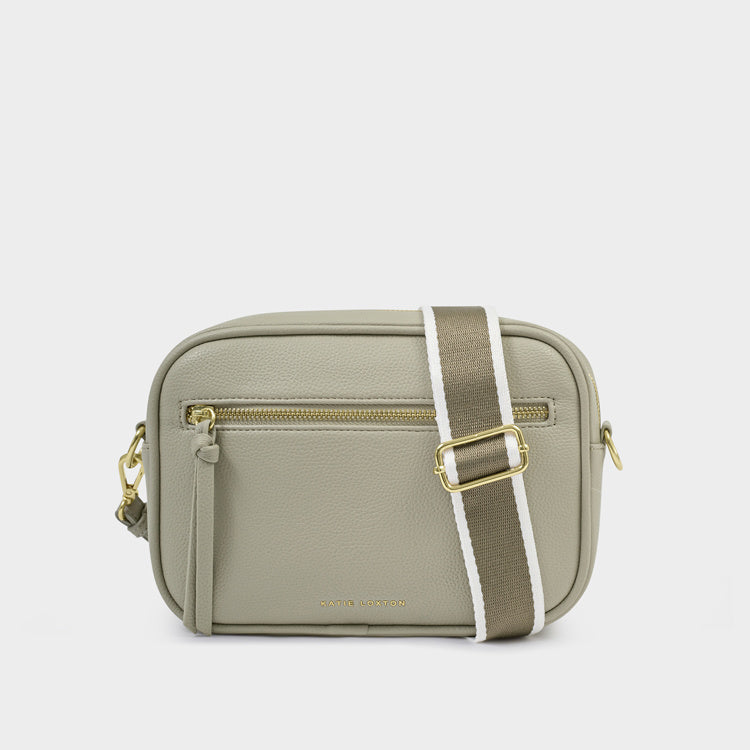 HALLIE CROSSBODY BAG | Green Mist | 6 3/8" x 9 1/16" x 2 15/16"