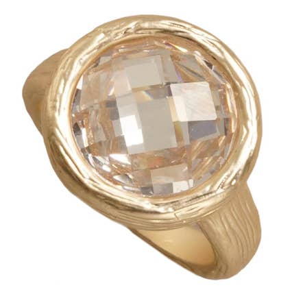 Mosey Clear Ring | Size 6