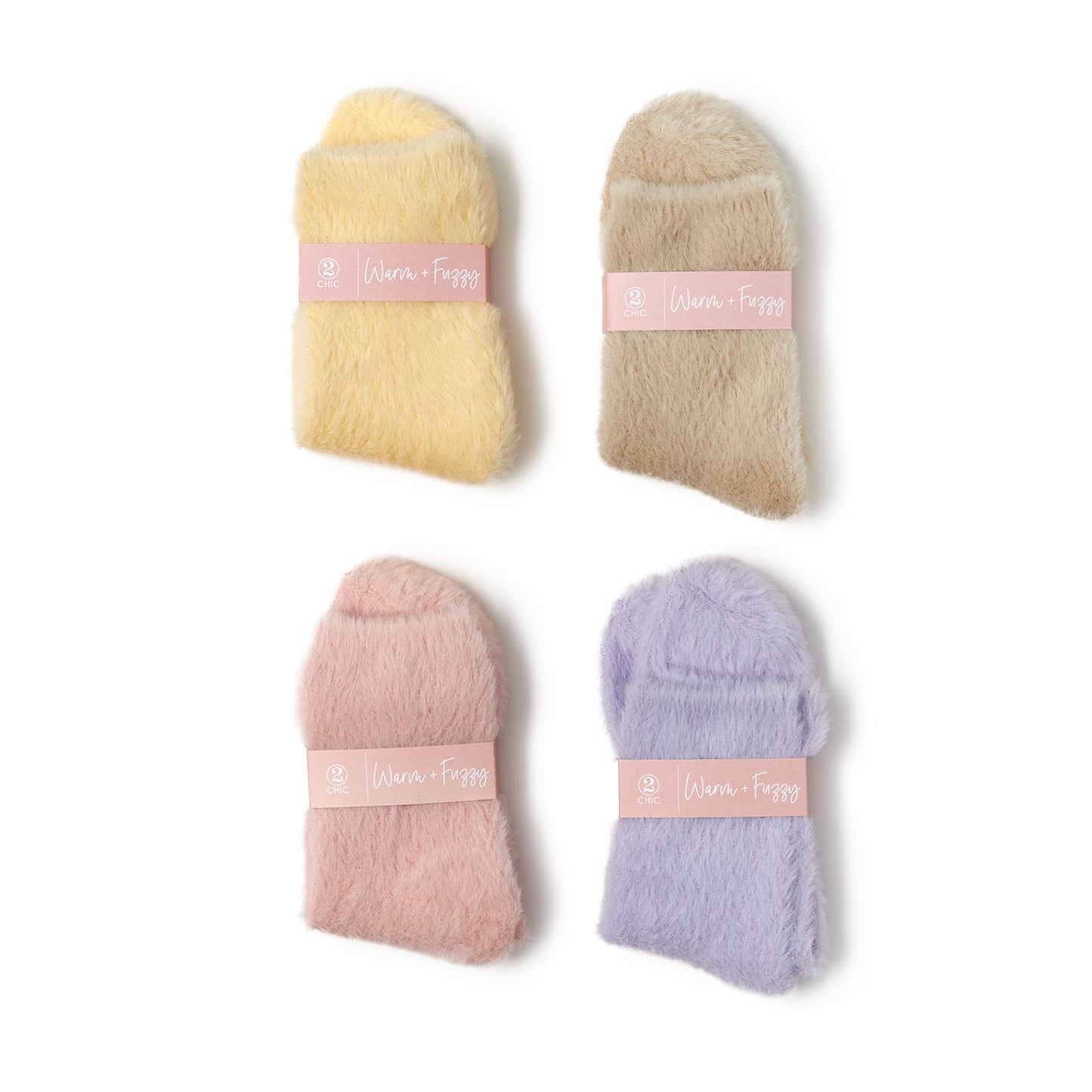 Warm and Fuzzy Mohair-Like Socks