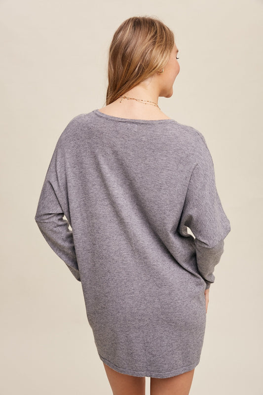 Two Pocket Oversized Sweater