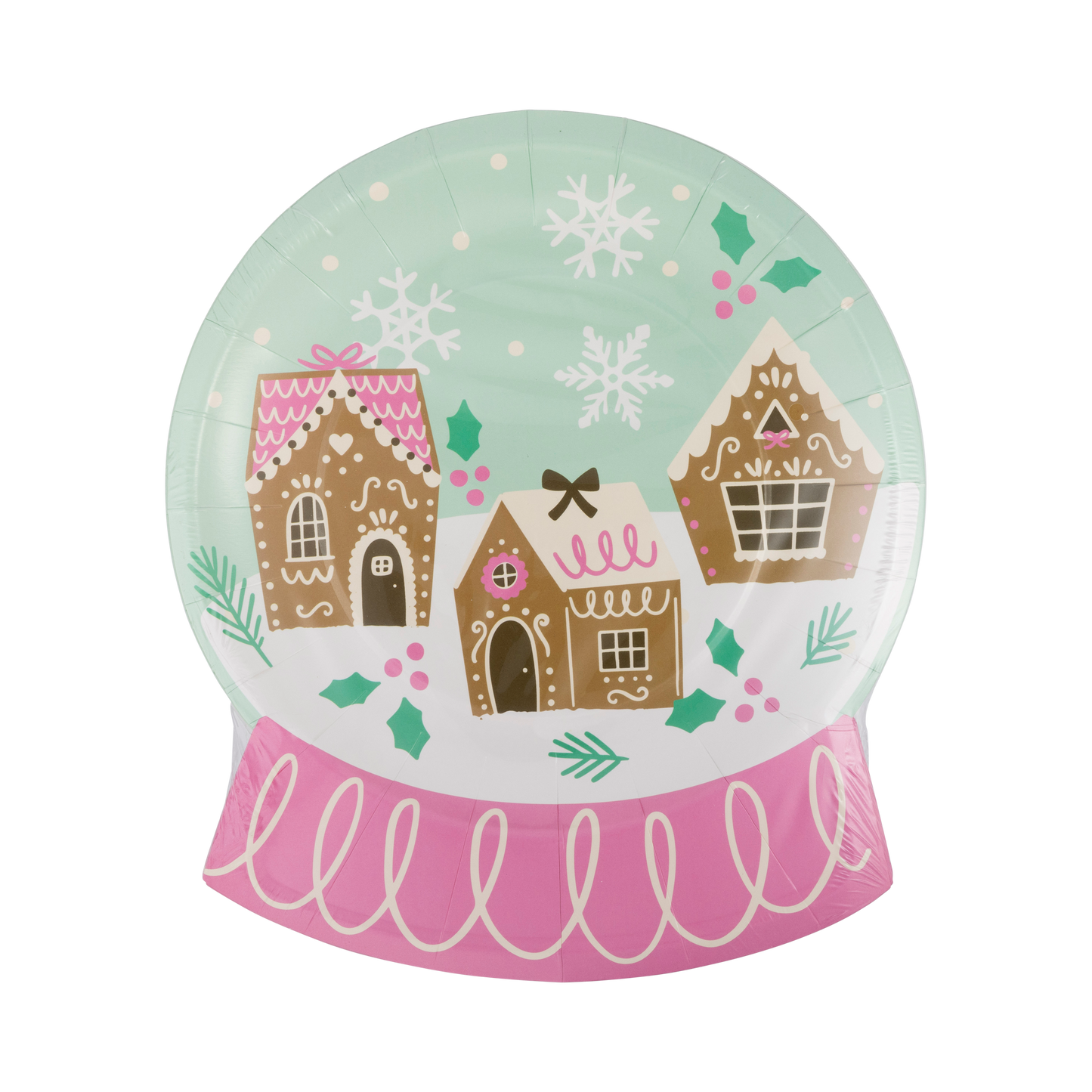 Snow Globe Shaped Plate