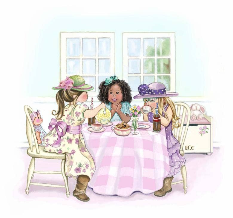Little Southern Belle floral dresses with hats; available in sizes XS, S, M.