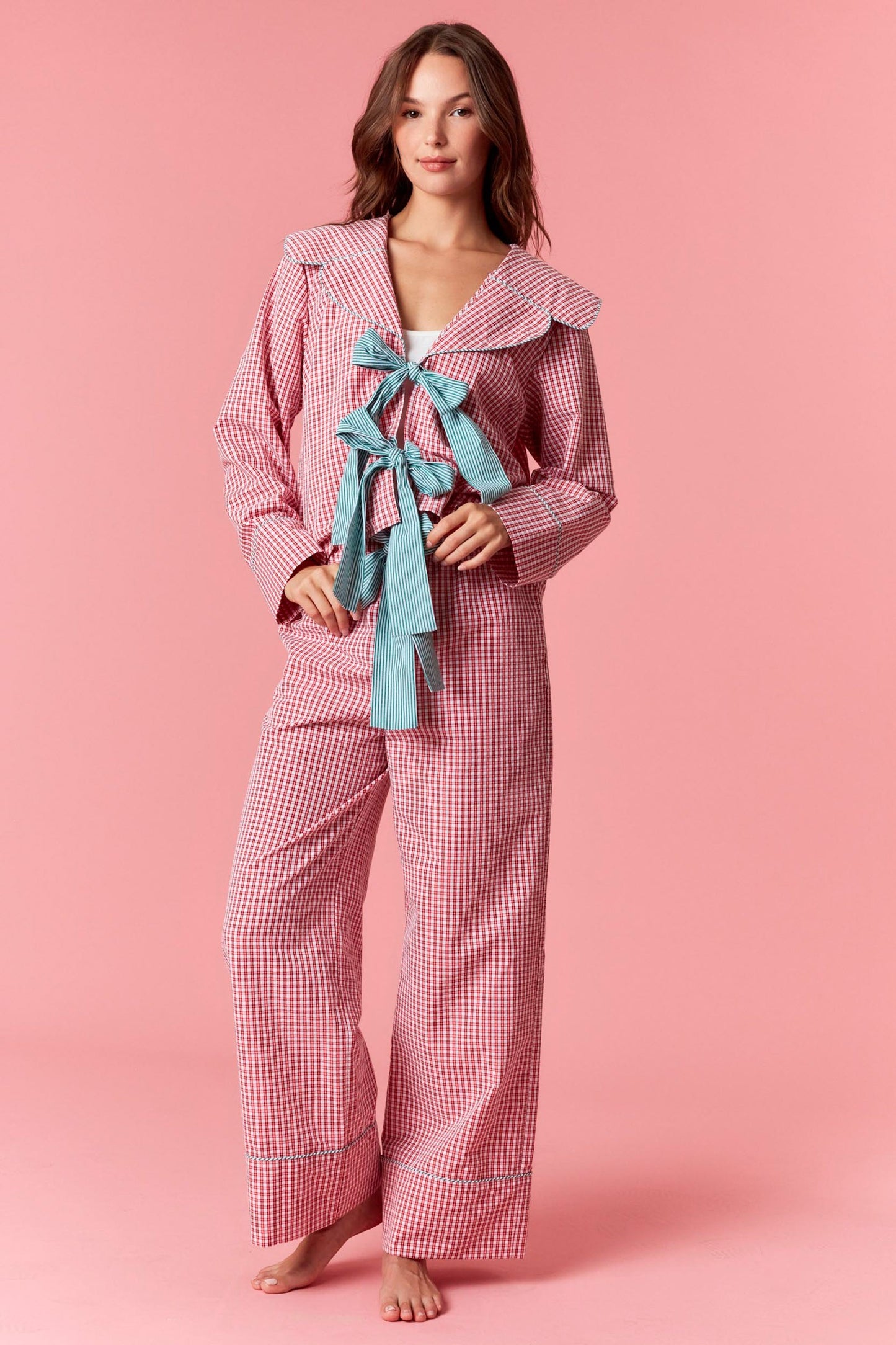 Merry Berry Gingham Plaid Set