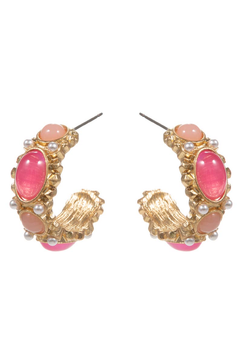 Tatum Pink Earrings