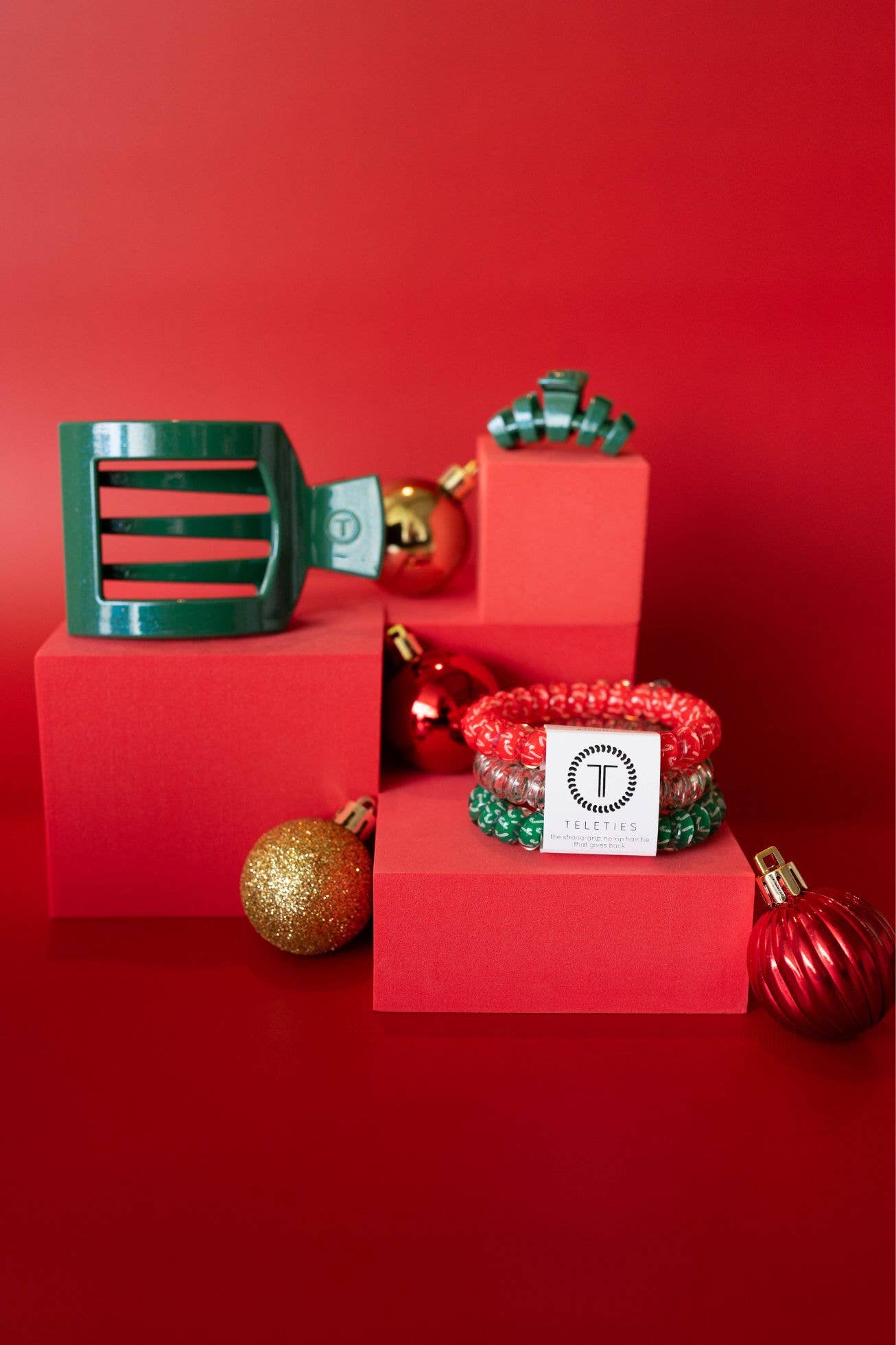Spiral Hair Coils | Hooked on Christmas Hair Ties
