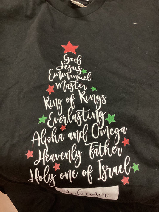 Names of God Christmas Tree Shirt