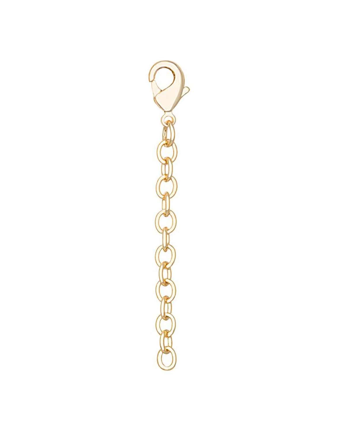 2 Inch gold lobster claw extender by Kendra Scott with a lobster clasp and several oval links; size: 2 inches.