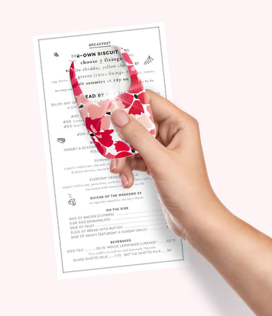 Optical Sweet Escape OptiCard LED Pocket Magnifier, compact size, ideal for reading fine print. Available in multiple sizes.