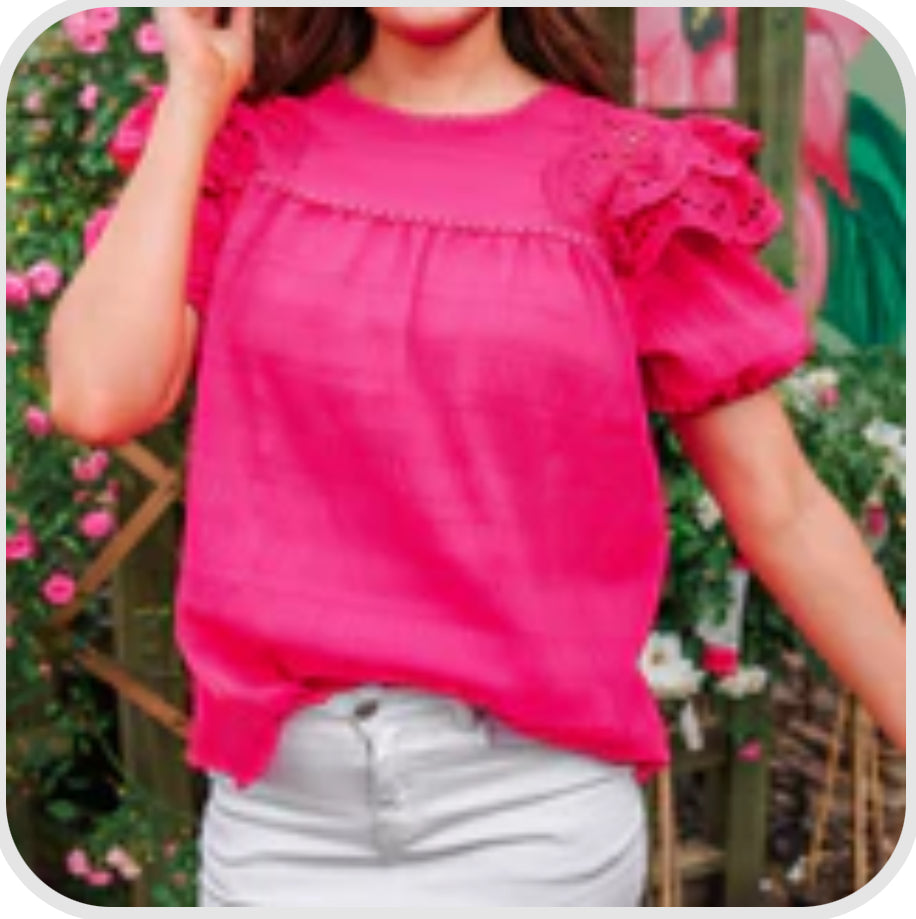 Kimber Eyelet Top