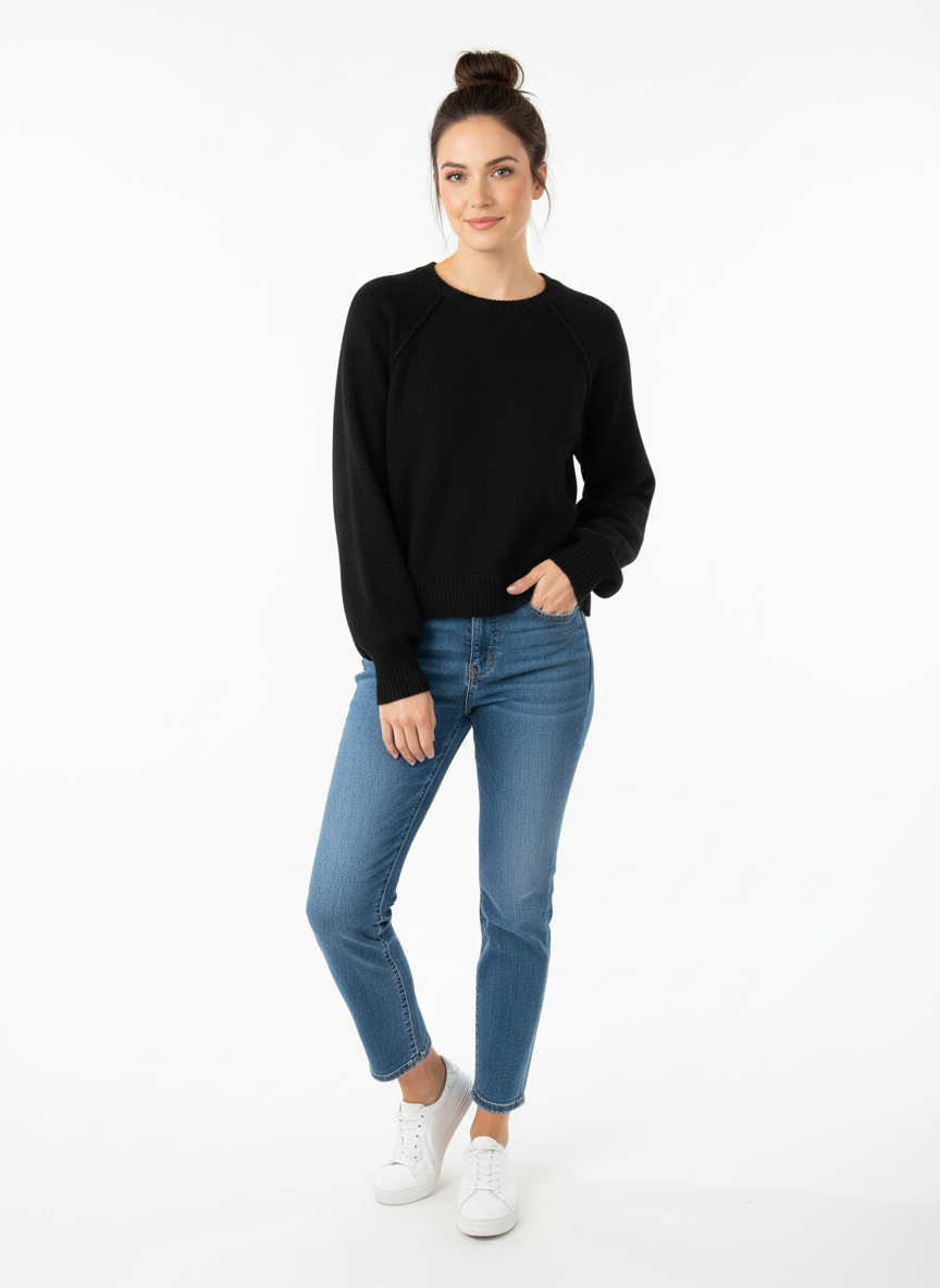 Semi Crop Top Sweater | Zenna’s