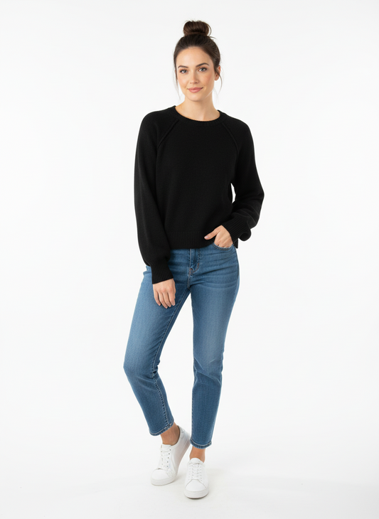 Semi Crop Top Sweater | Zenna’s