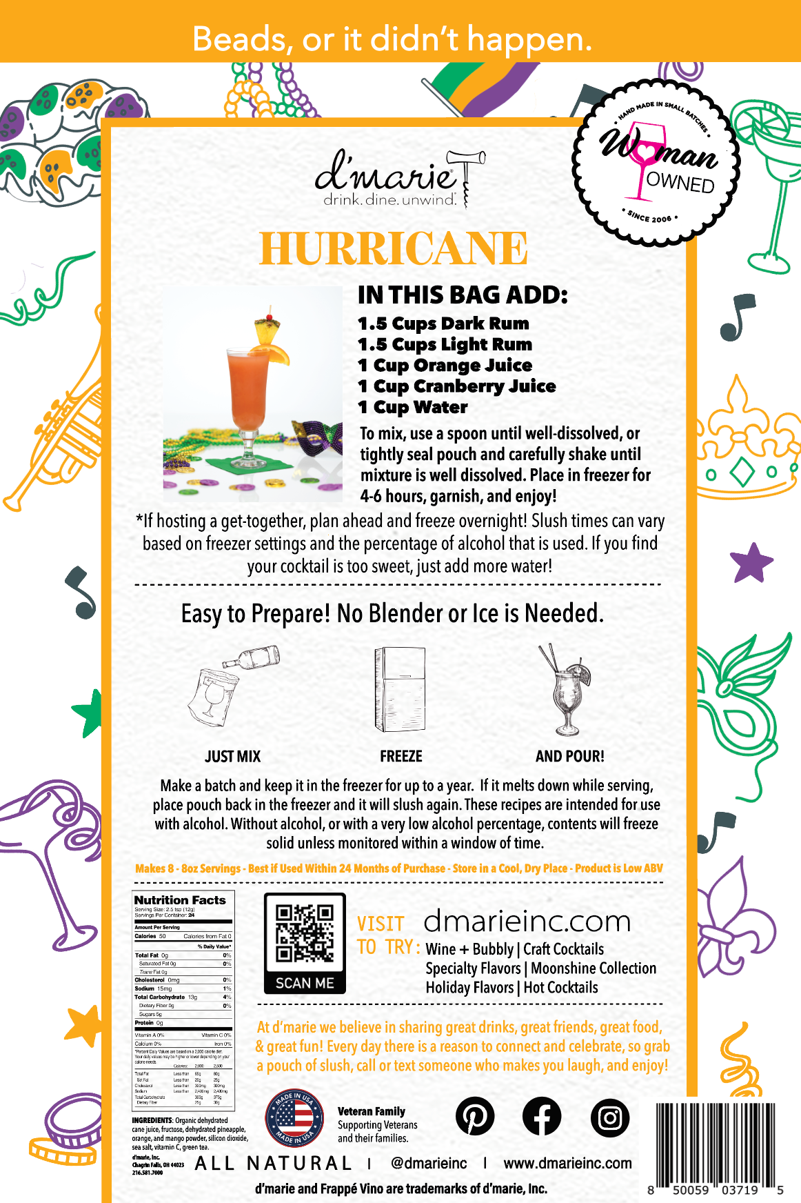 Hurricane Slush Mix