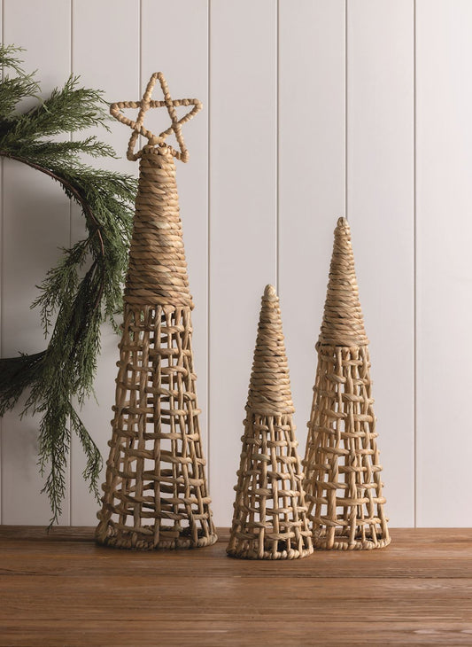 Woven Christmas Tree Set