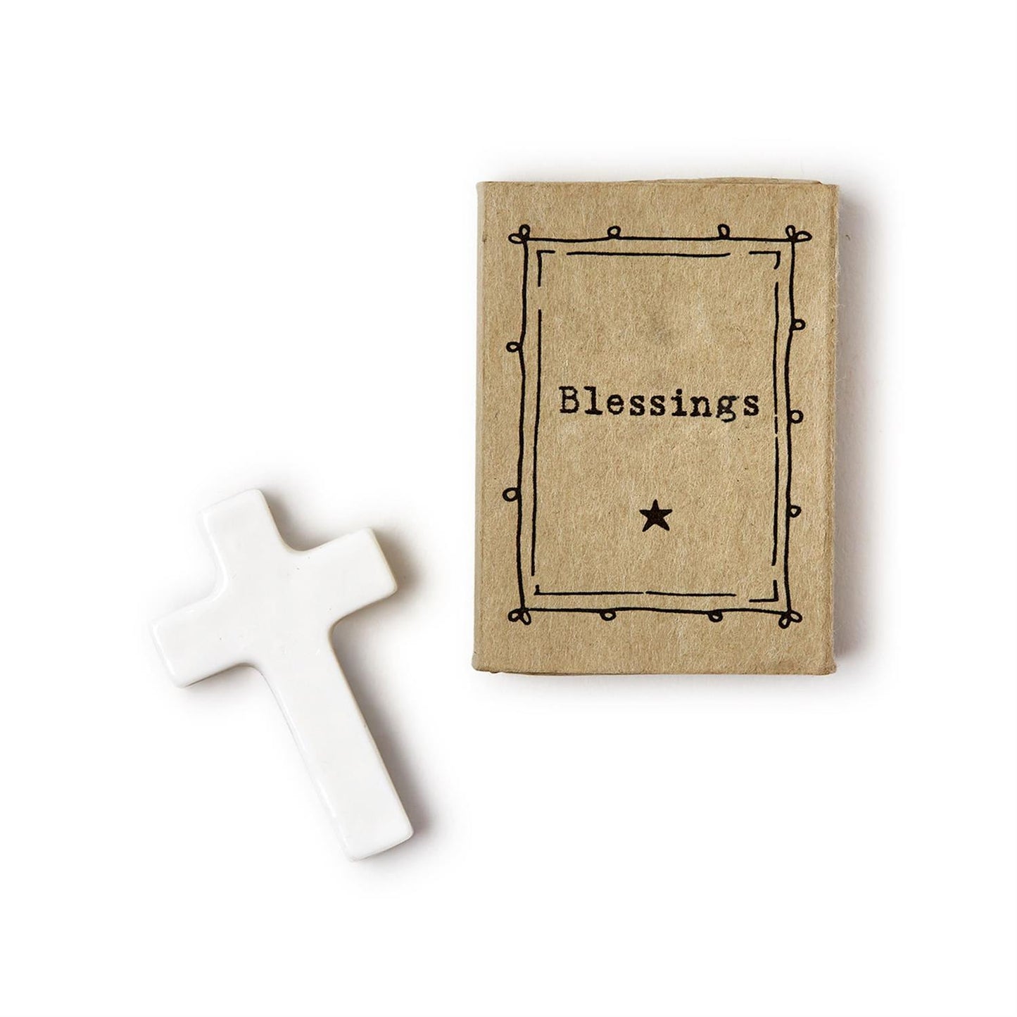 Cross Matchbox in a gift box. Available sizes: small, medium, large.
