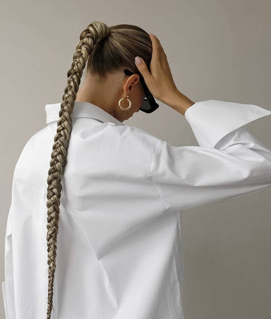 White Lapel Collar Button Down Fit Daily Shirt shown; available in sizes S-XL.