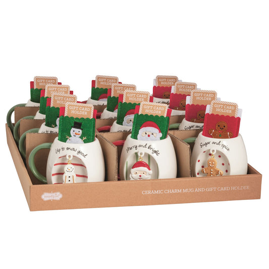 Holiday Charm Mug with Gift Card Set