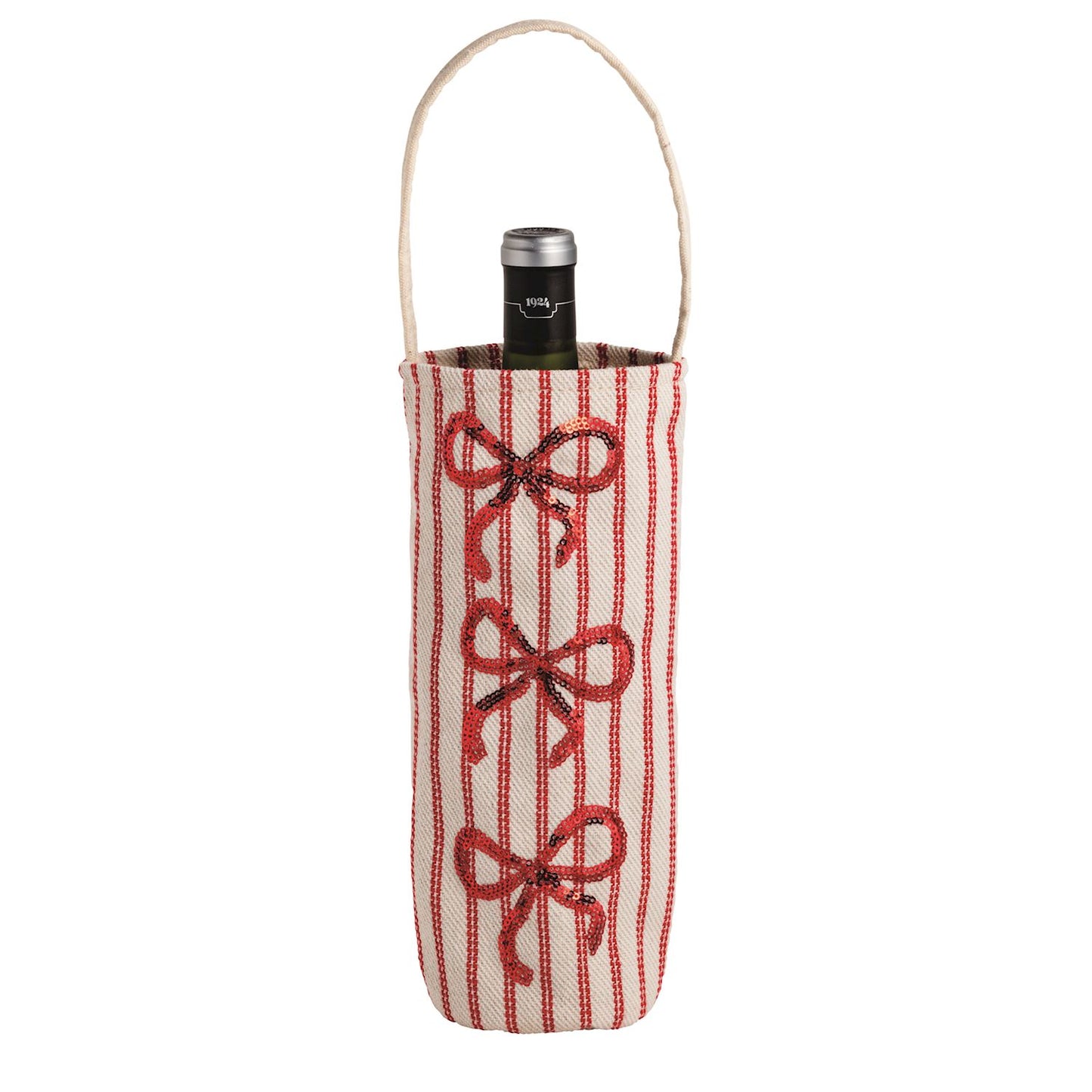 Holiday Sequin Wine Bags