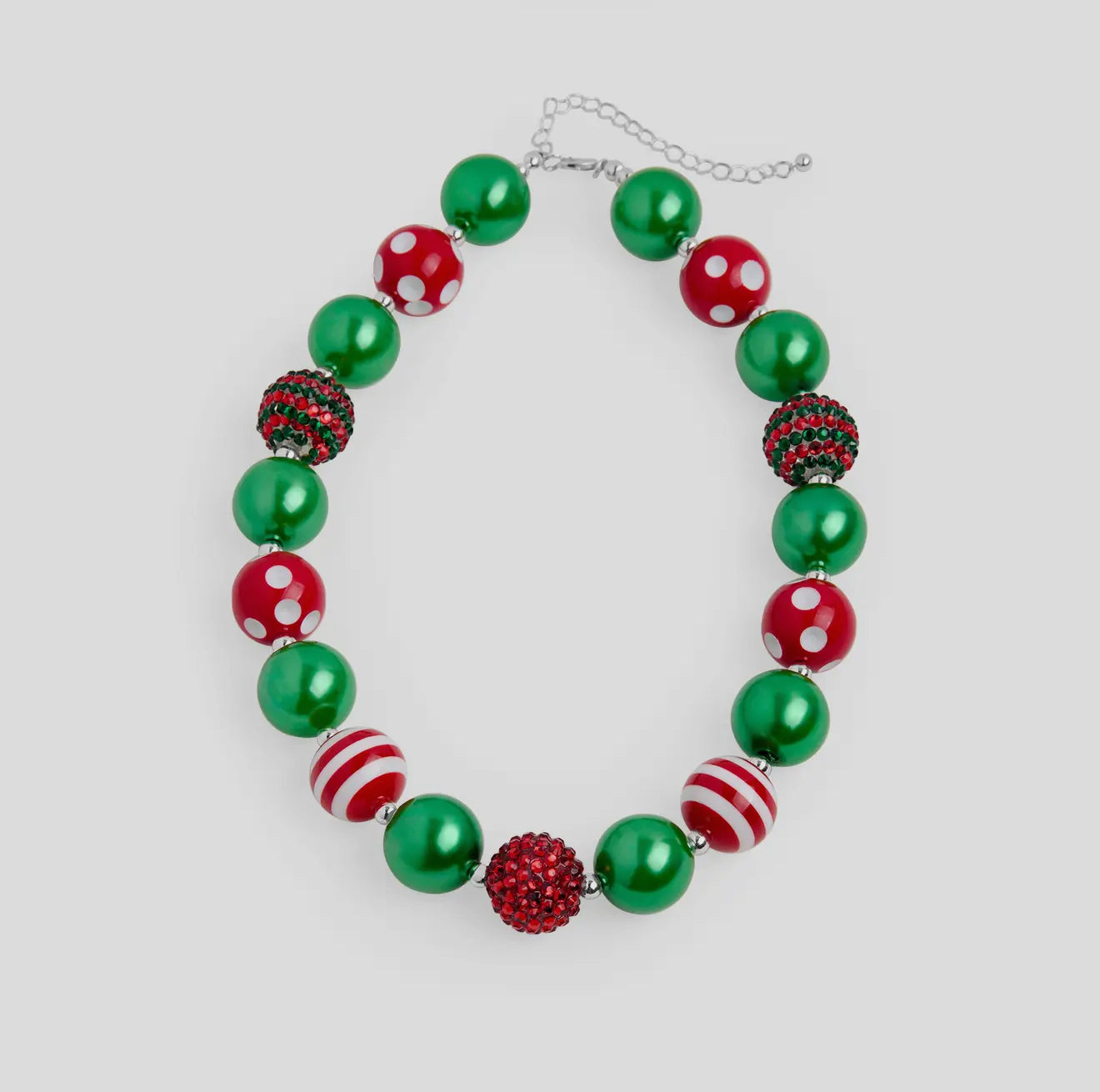 Holiday Glee Necklace Red/Green