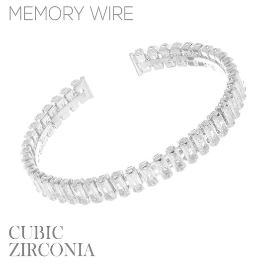 Cubic Zirconia 1 Line Bracelet