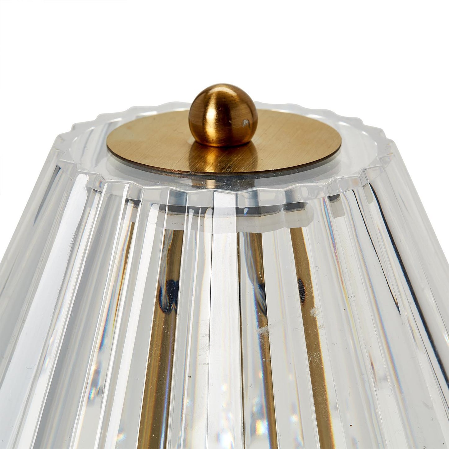 LED Portable Cordless Table Lamp with Acrylic Shade in Gift Box