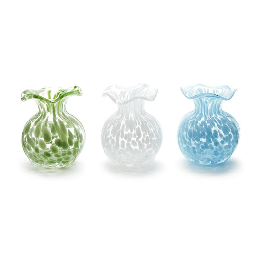 Ruffled Edge Spotted Vase | 3 Colors