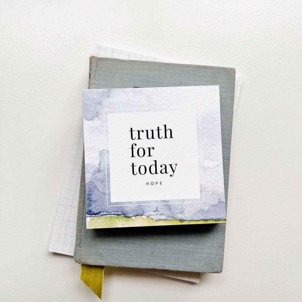 Truth for Today Hope Cards," available in multiple sizes, offer uplifting encouragement for any occasion.