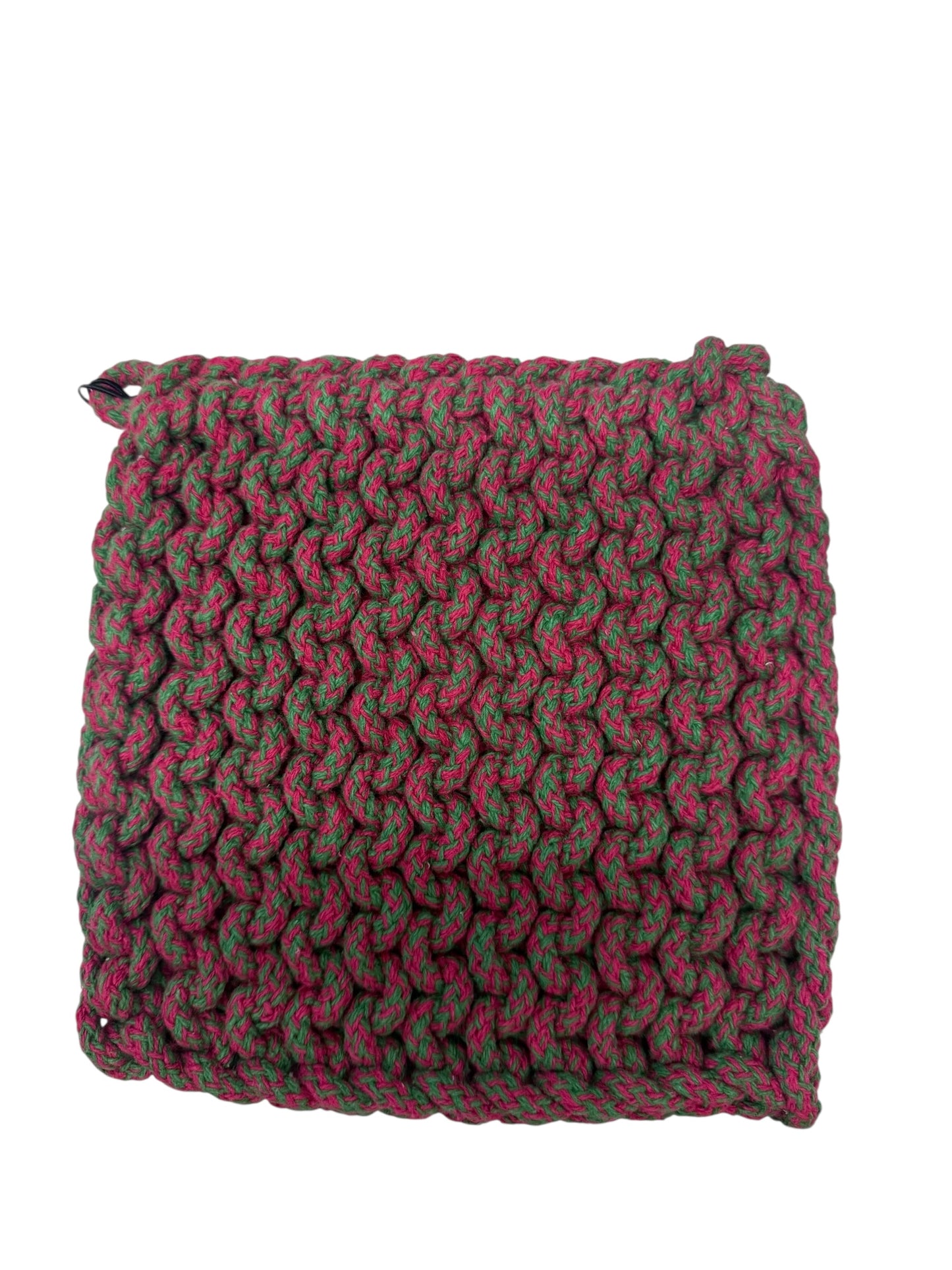 Melange Cotton Crocheted Pot Holder, 3 Styles