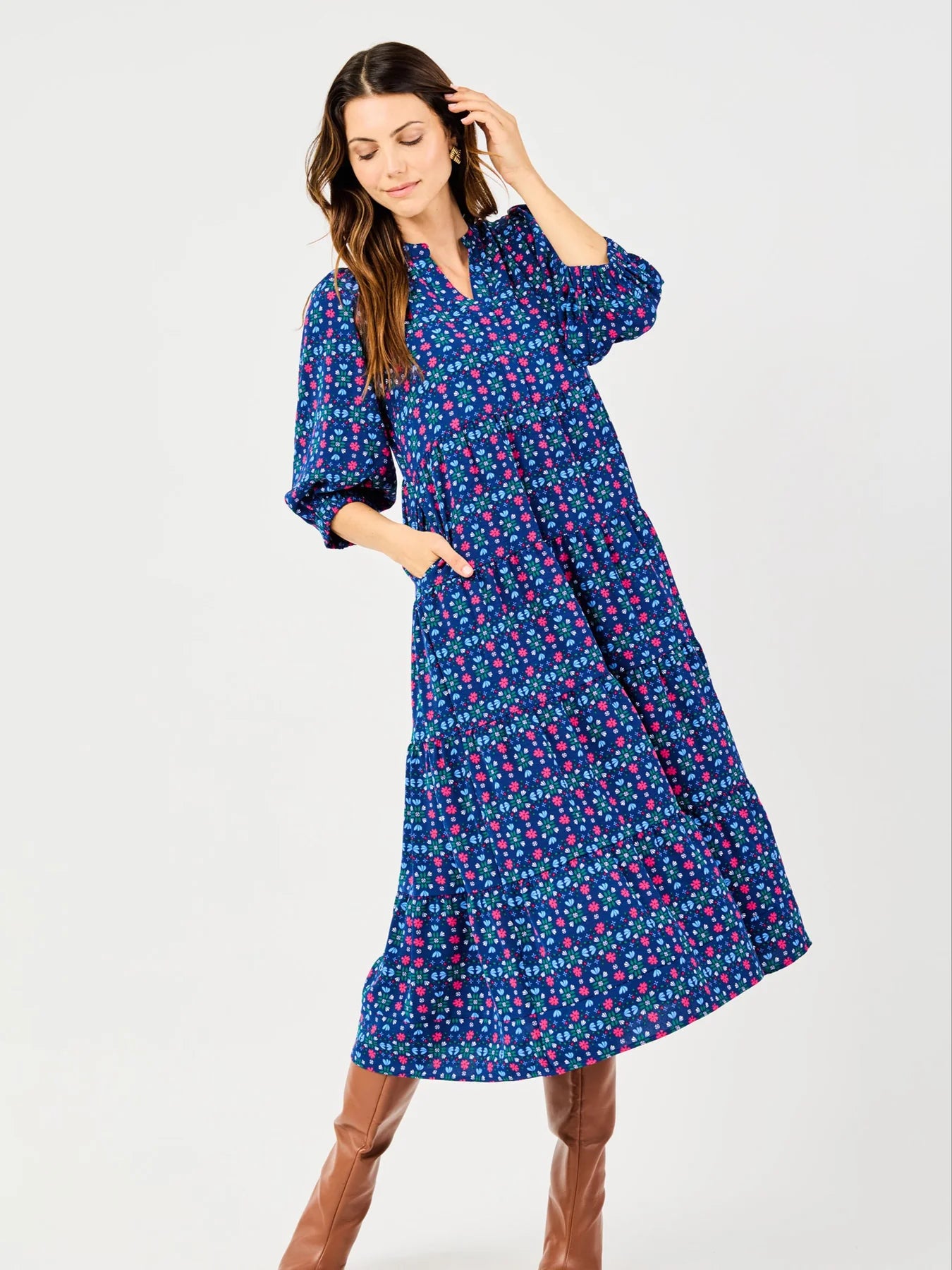 Cameron Take Two Navy Dress