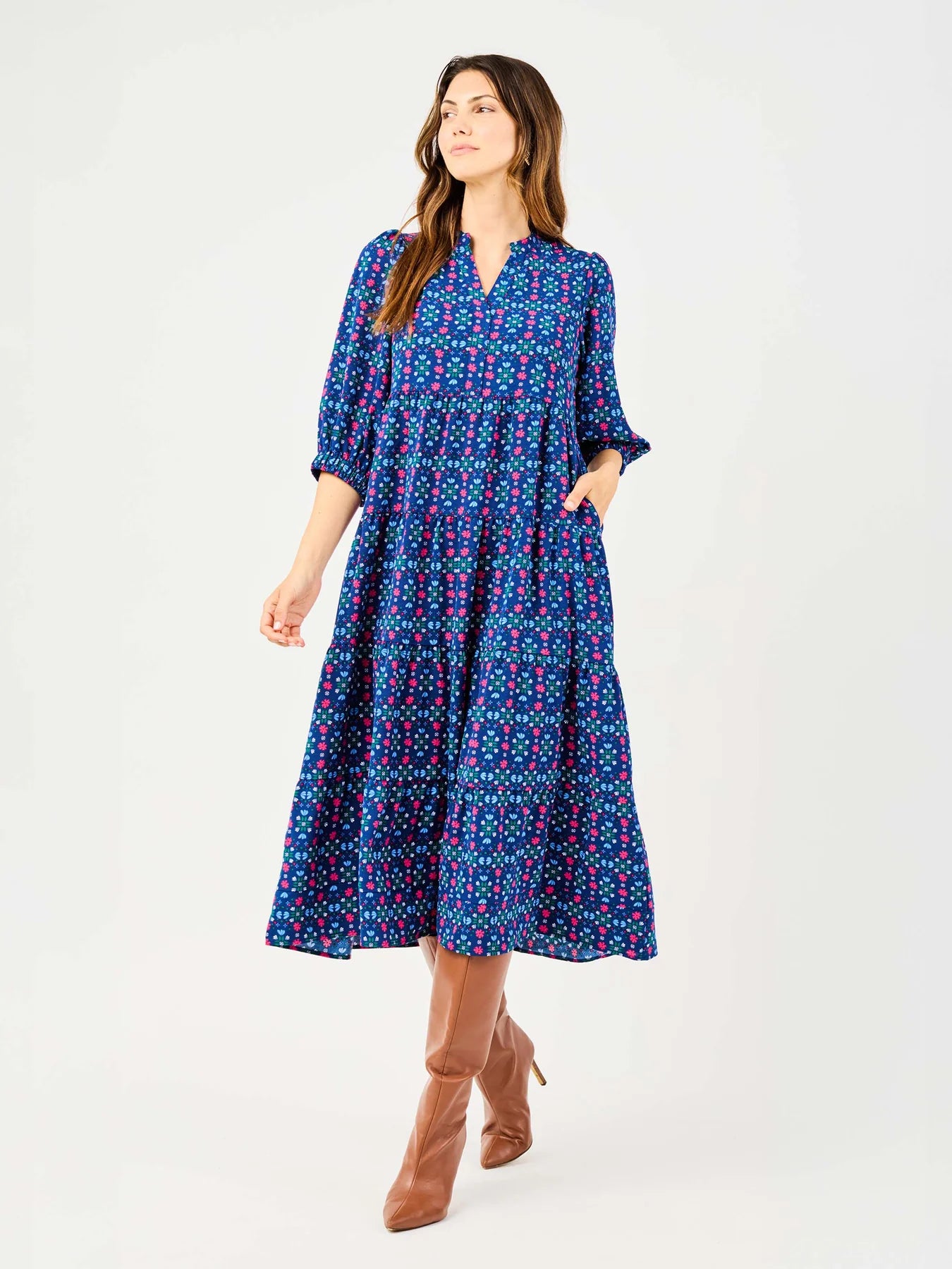 Cameron Take Two Navy Dress