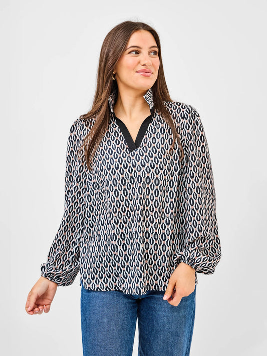 Kayla High Notes Tan Top