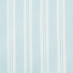 White Hydrangea Embellished Dishtowel with light blue and white stripes; available in standard dishtowel size.