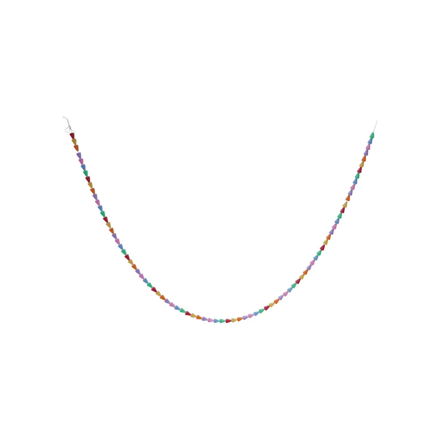 Plastic Gumdrop Multi- Colored Garland
